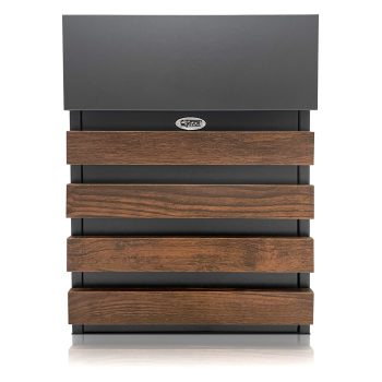 Trezor Postaláda Four-Lines Fadekor Antracit-Dió