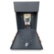 Trezor Postaláda Four-Lines Fadekor Antracit-Dió