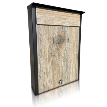 Trezor Postaláda Posta I.Fadekor Fekete-natúr tölgy
