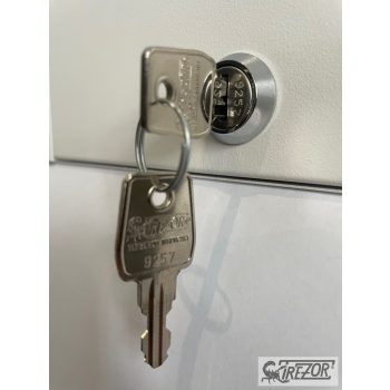 Sorszámozott postaláda zár 2 db kulccsal