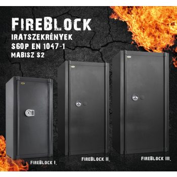   Trezor Iratszekrény tűzálló Fire Block "60" II. 